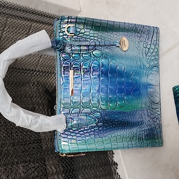 Brahmin Handbags - 🥳🎈HOST PICK!🎈🥳  💙🥳 BRAHMIN Blue Topaz Small Caroline Satchel & Wallet 🥳💙